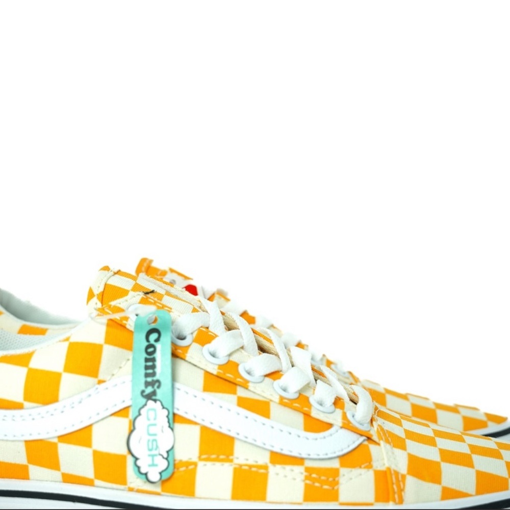 Comfycush Yellow Old Skool Vans Mens 8 - Picture 6 of 8